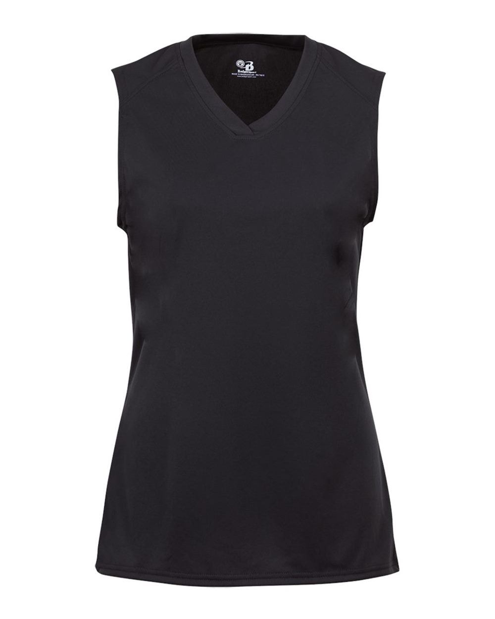 Badger Girls' B-Core Sleeveless T-Shirt. 2163 - Black