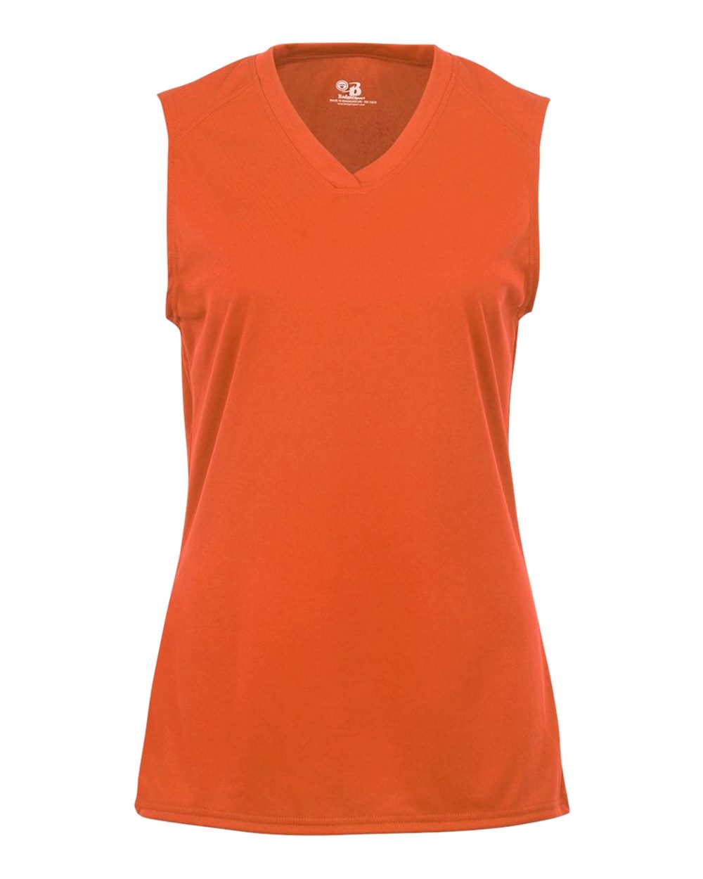 Badger Girls' B-Core Sleeveless T-Shirt. 2163 - Burnt Orange