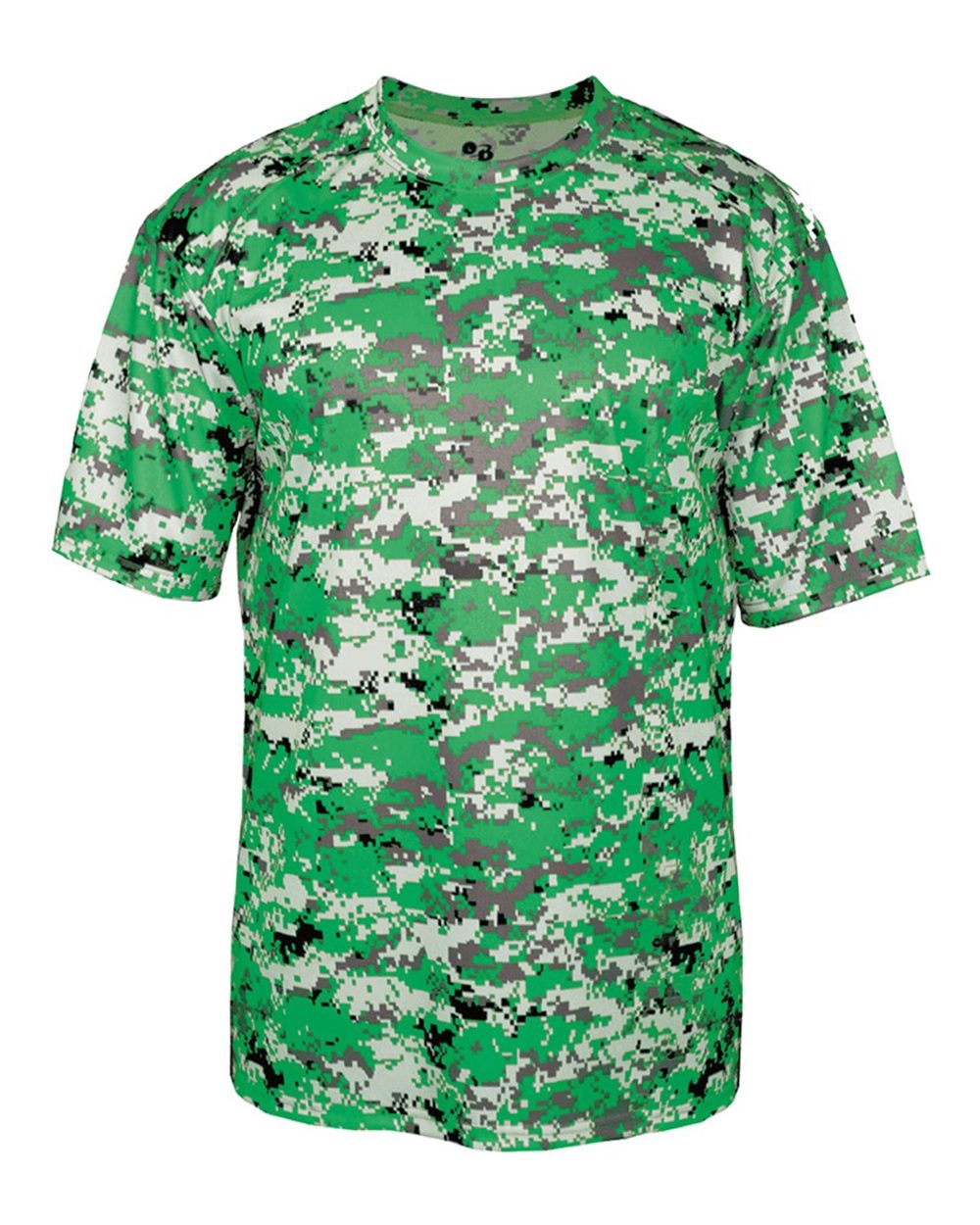 Badger Youth Digital Camo T-Shirt. 2180 - Kelly Digital