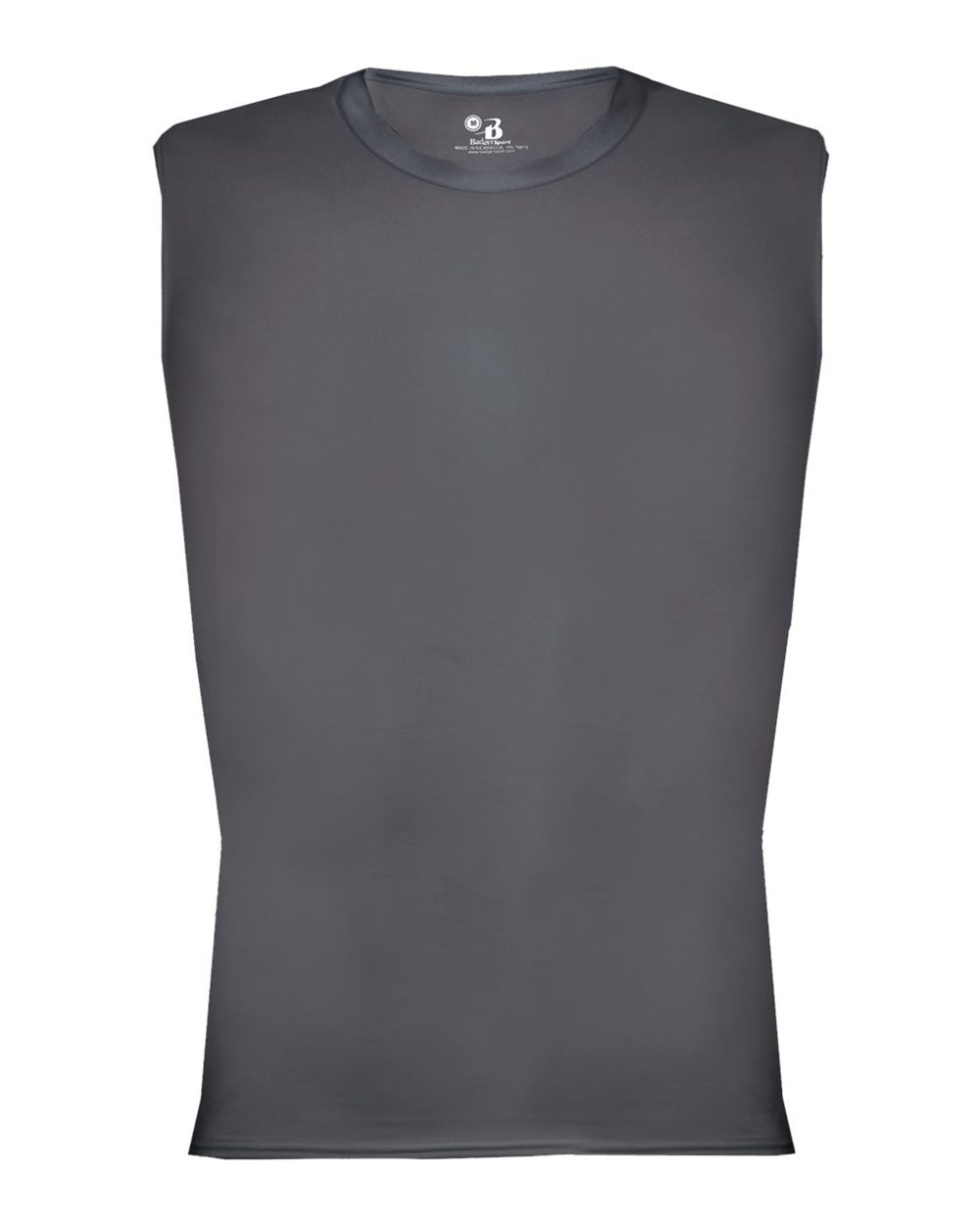 Badger Men's Pro-Compression Sleeveless T-Shirt. 4631 - Graphite