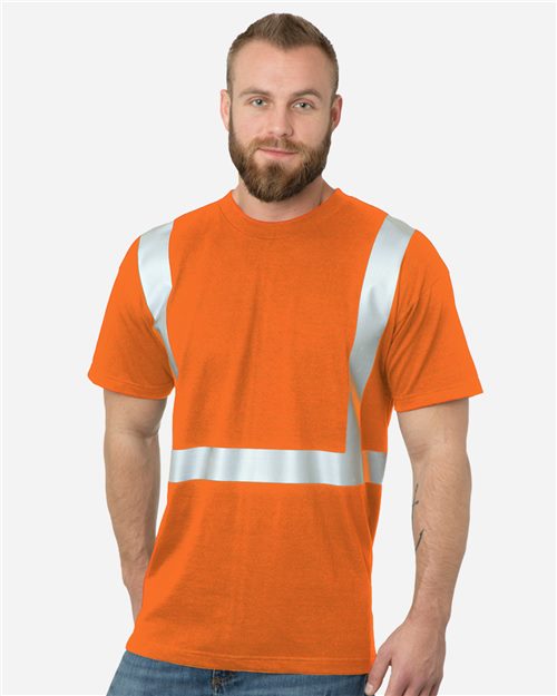 Bayside Unisex USA-Made High Visibility T-Shirt. 3751