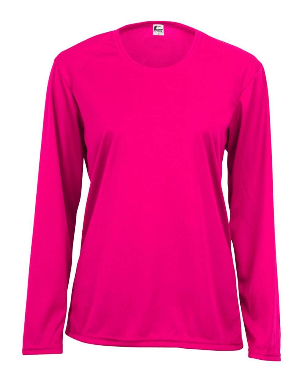 C2 Sport Women's Performance Long Sleeve T-Shirt. 5604 - Hot Pink