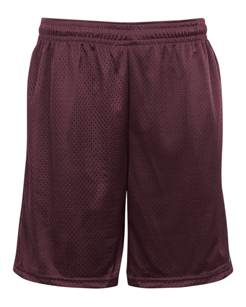 Badger Men's Pro Mesh 9" Shorts with Pockets. 7219 - Maroon