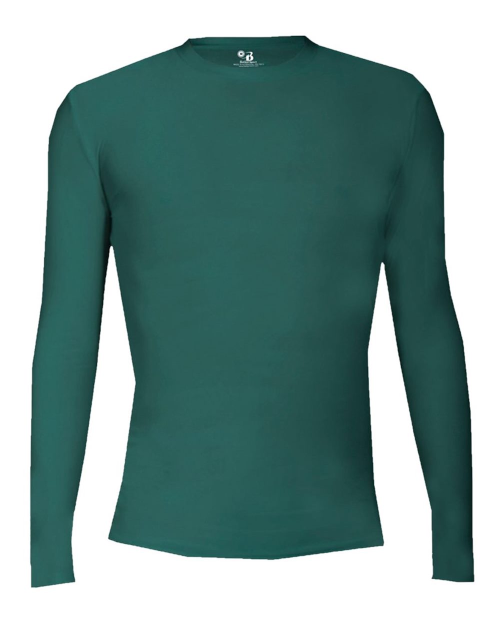 Badger Youth Pro-Compression Long Sleeve T-Shirt. 2605 - Forest