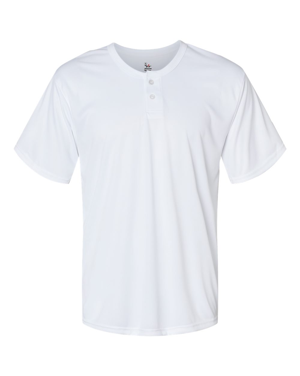 Alleson Athletic Men's B-Core Placket Jersey. 7930 - White