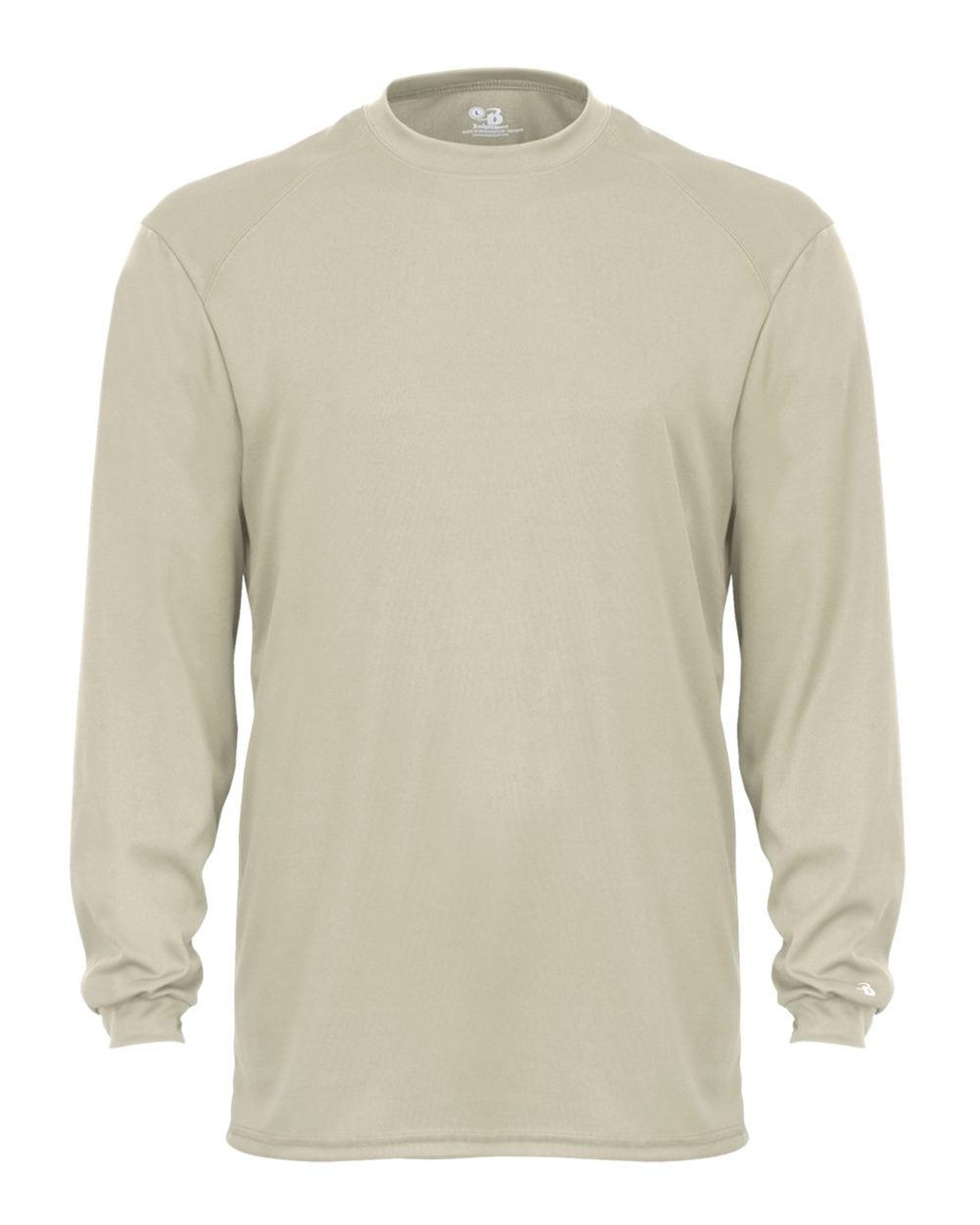Badger Unisex B-Core Long Sleeve T-Shirt. 4104 - Sand