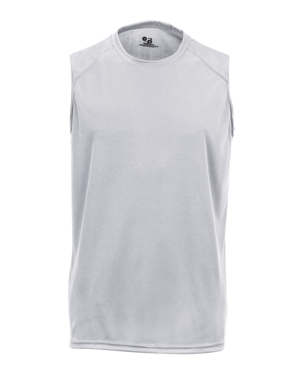 Badger Men's B-Core Sleeveless T-Shirt. 4130 - Silver
