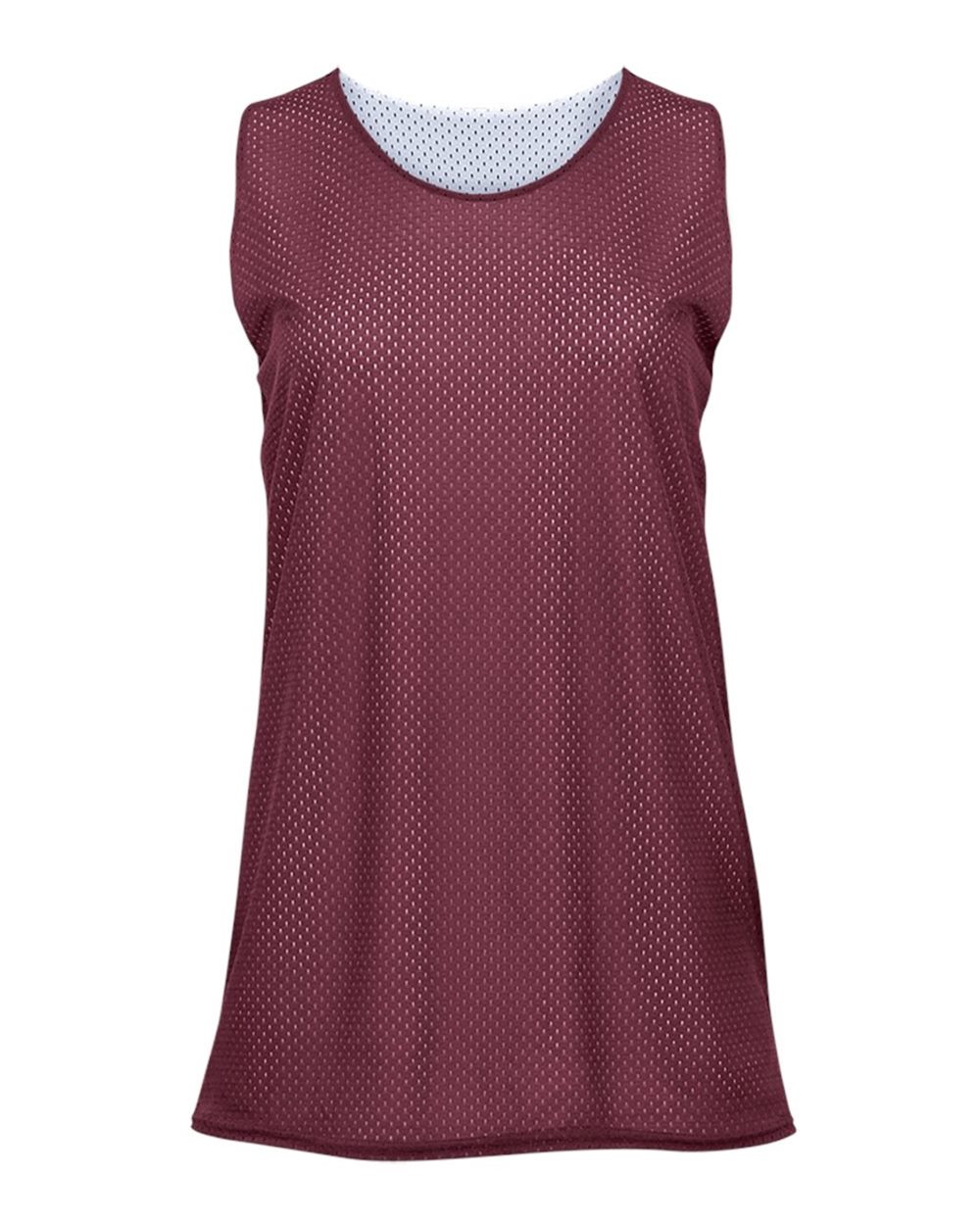 Badger Women's Pro Mesh Reversible Tank Top. 8978 - Cardinal/ White
