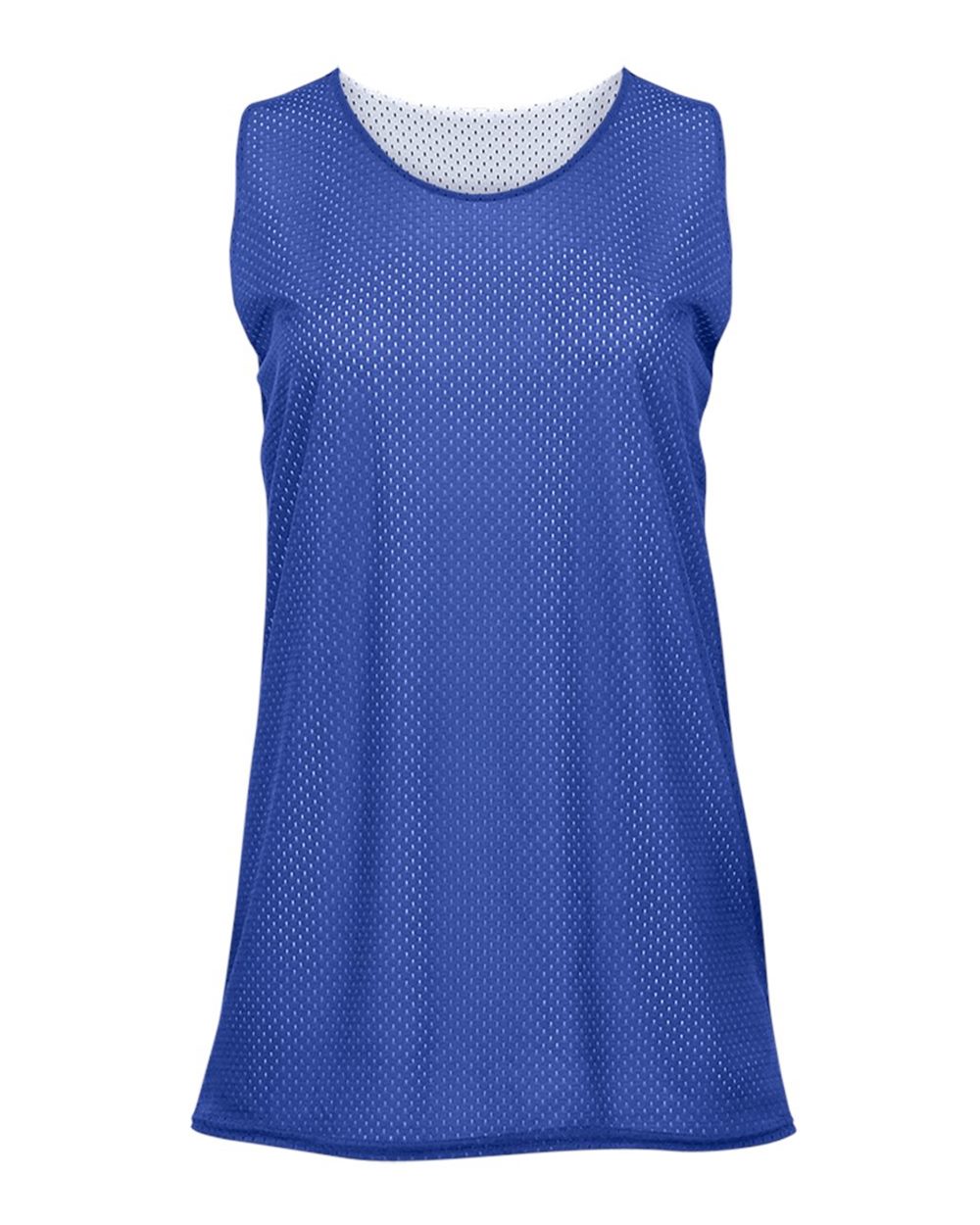 Badger Women's Pro Mesh Reversible Tank Top. 8978 - Royal/ White