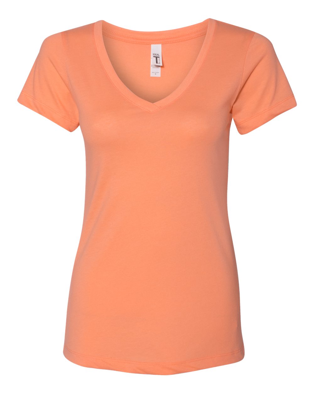 Next Level Women's Ideal V-Neck Tee. 1540 - Light Orange