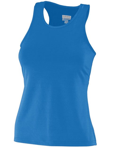 Augusta Sportswear Women's Solid Racerback Tank Top. 1202