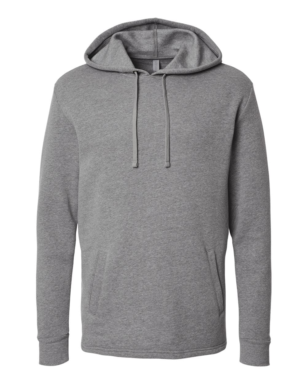 Next Level Unisex Malibu Welt Pocket Hoodie Sweatshirt. 9300 - Heather Grey
