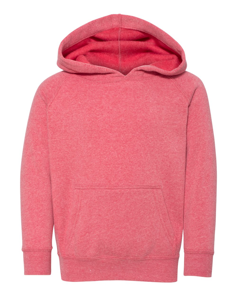 Independent Trading Co. Toddler Special Blend Hooded Raglan Sweatshirt. PRM10TSB - Pomegranate