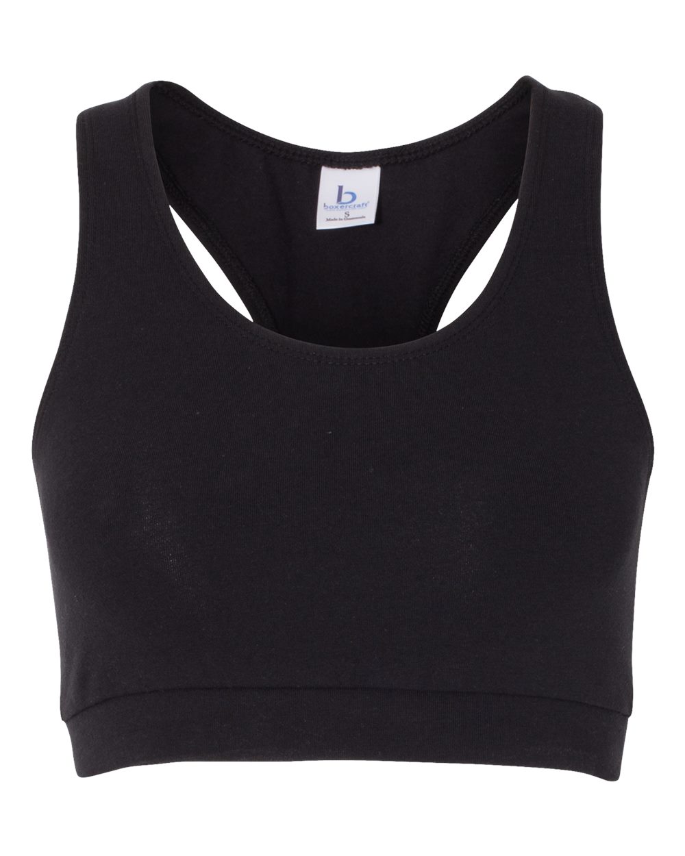 Boxercraft Women’s Support Your Team Sports Bra. SB101 - Black