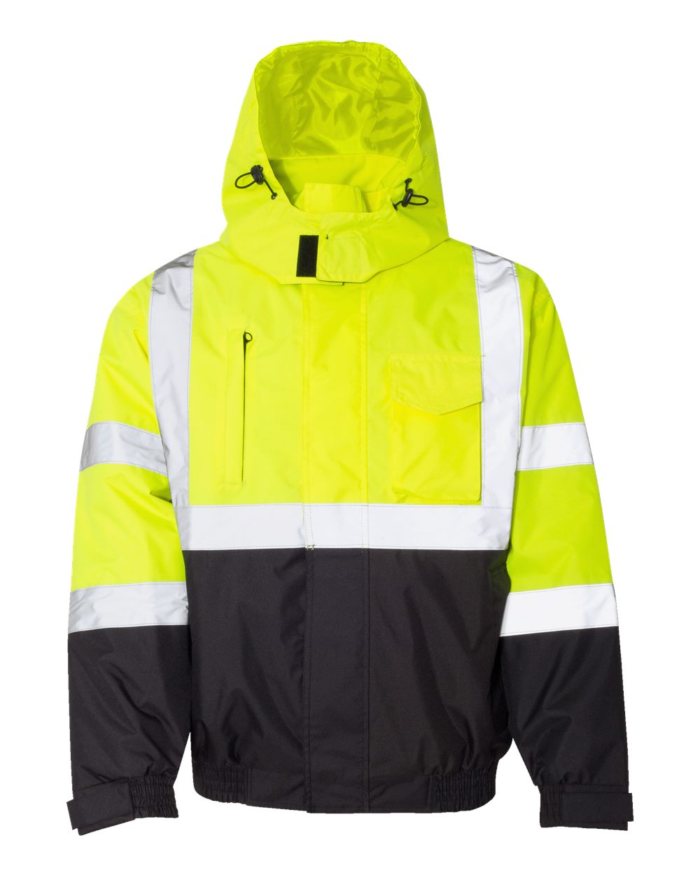 Kishigo Unisex Economy Bomber Jacket. JS121-122 - Lime