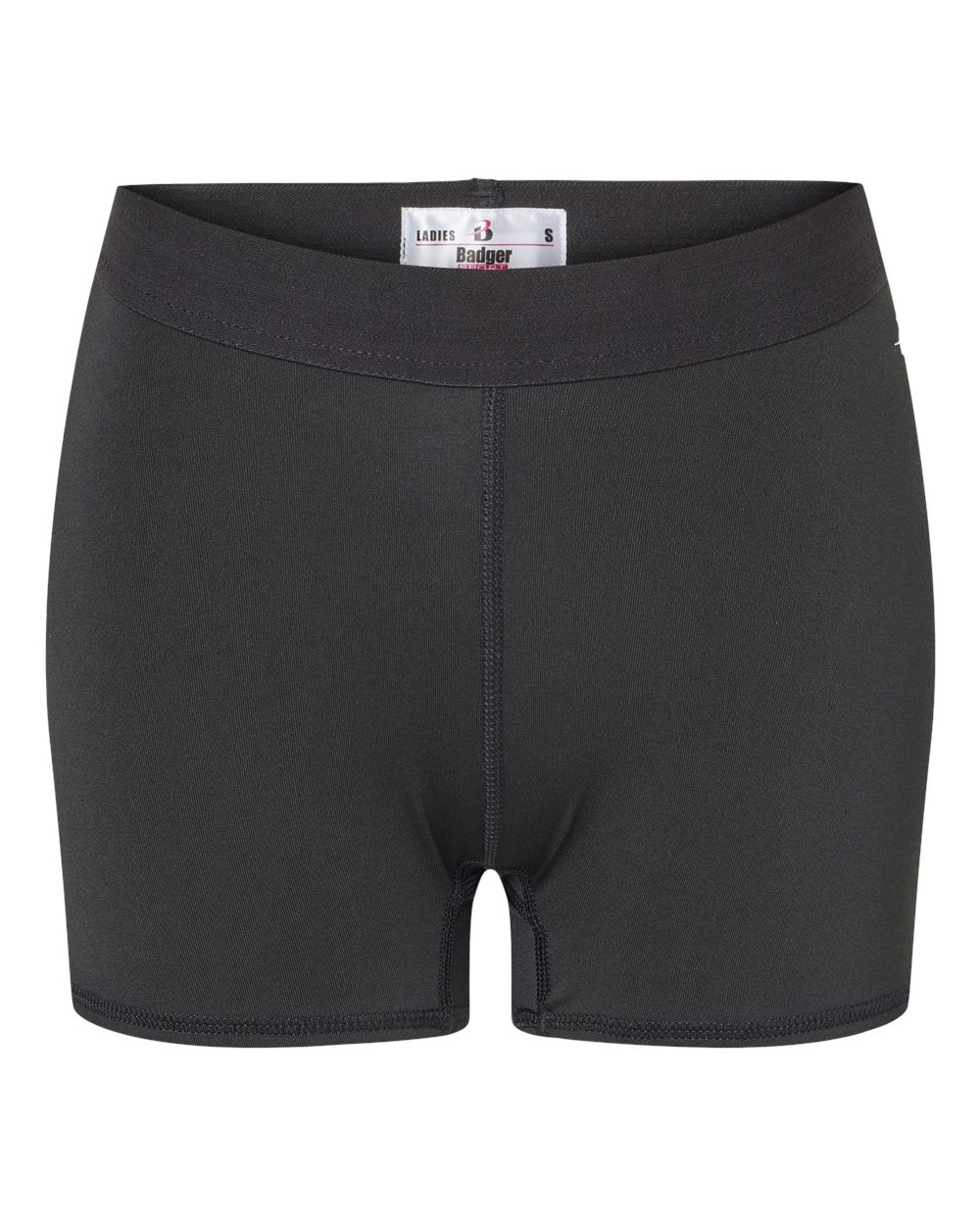 Badger Women’s 3" Pro-Compression Shorts. 4629 - Black