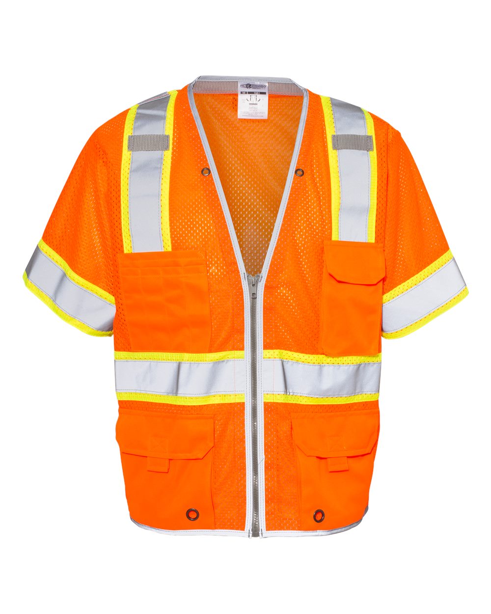 Kishigo Unisex Premium Brilliant Series® Heavy Duty Class 3 Vest. 1550-1551 - Orange