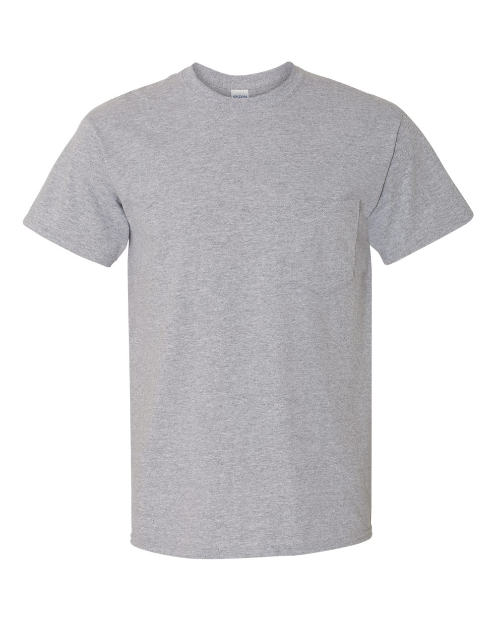 Gildan Unisex Heavy Cotton™ Pocket T-Shirt. 5300 - Sport Grey