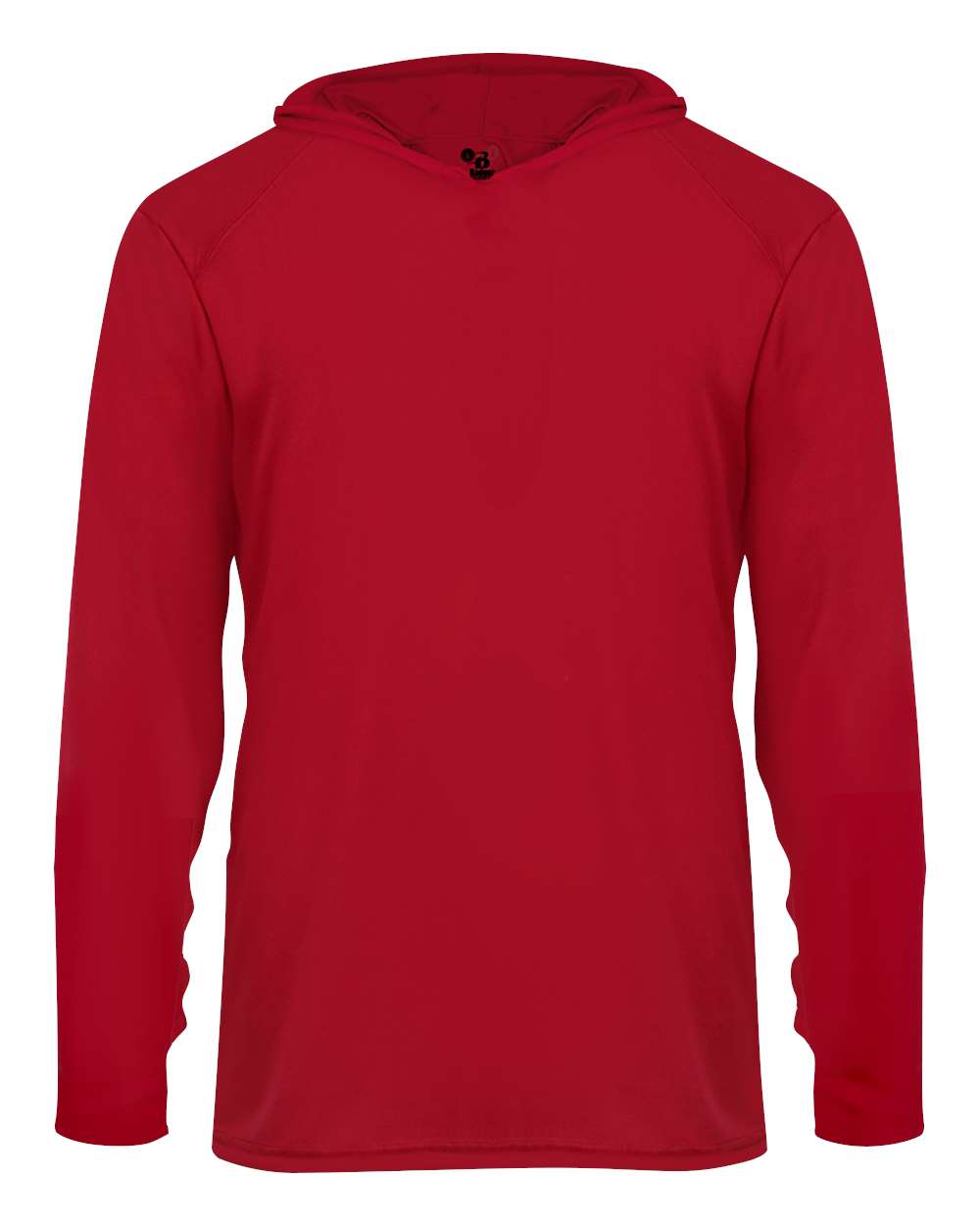 Badger Youth B-Core Hooded Long Sleeve T-Shirt. 2105 - Red