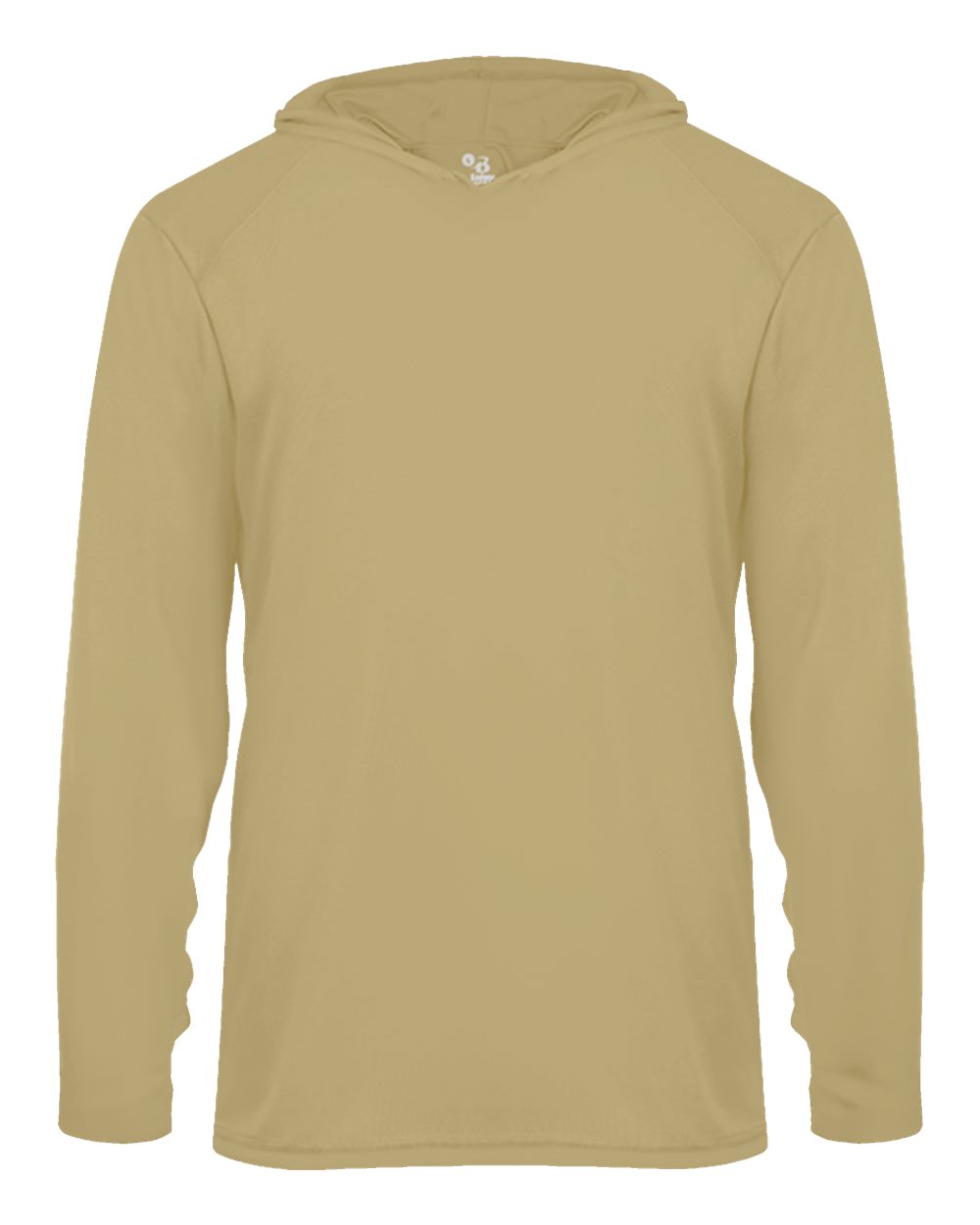Badger Youth B-Core Hooded Long Sleeve T-Shirt. 2105 - Vegas Gold