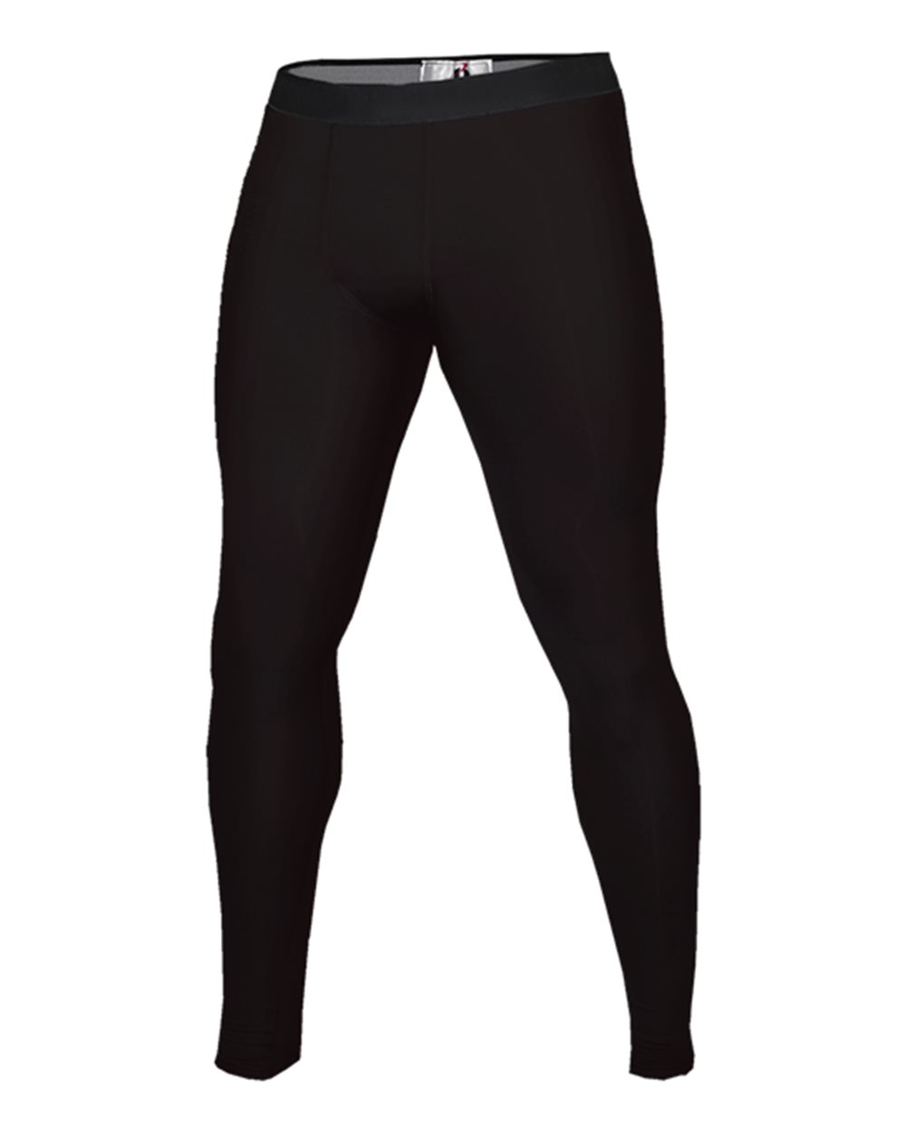 Badger Men's Compression Full-Length Tights. 4610 - Black