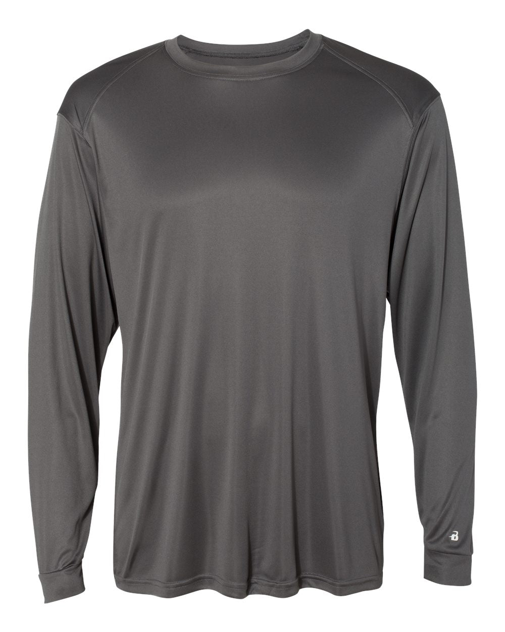 Badger Men's Ultimate SoftLock™ Long Sleeve T-Shirt. 4004 - Graphite