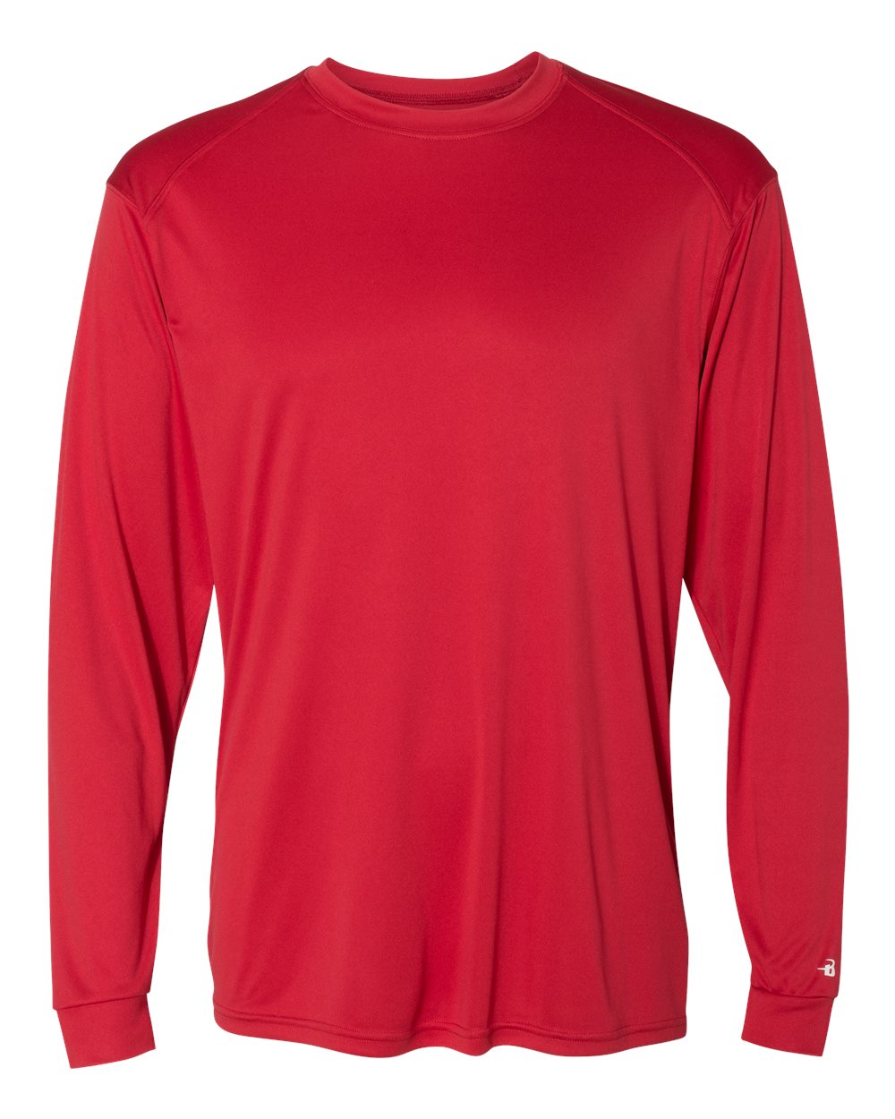 Badger Men's Ultimate SoftLock™ Long Sleeve T-Shirt. 4004 - Red