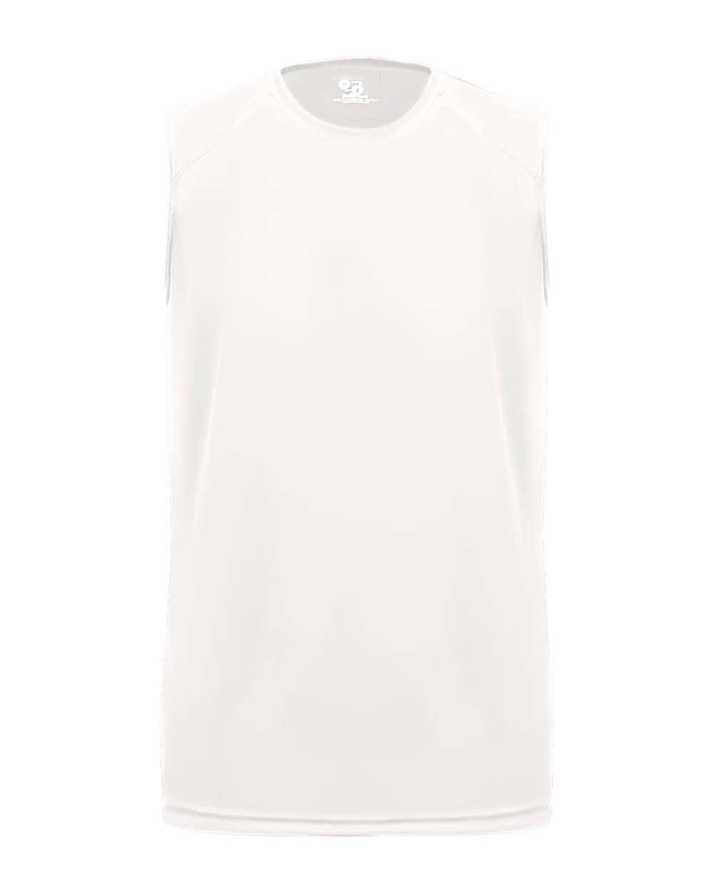 Badger Youth B-Core Sleeveless T-Shirt. 2130 - White