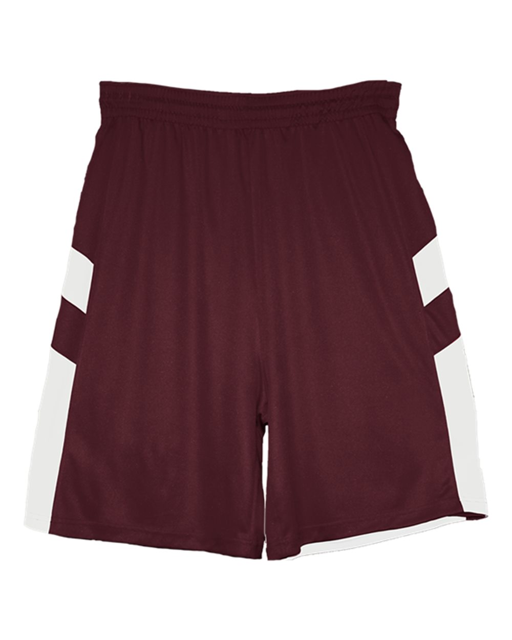 Alleson Athletic Youth B-Pivot Reverisble Shorts. 2266 - Maroon/ White