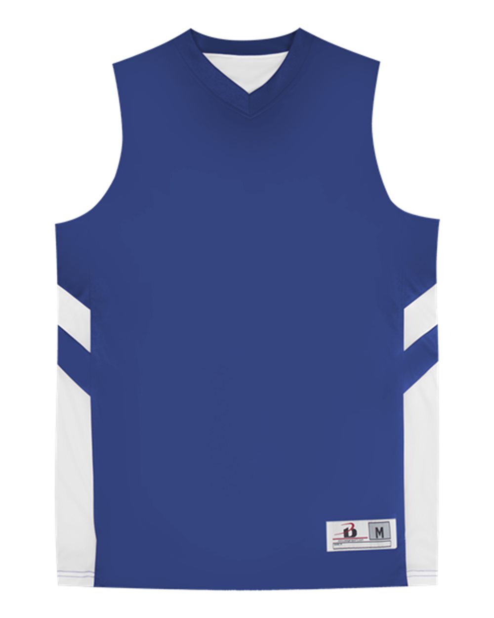 Badger Youth B-Pivot Rev. Tank Top. 2566 - Royal/ White