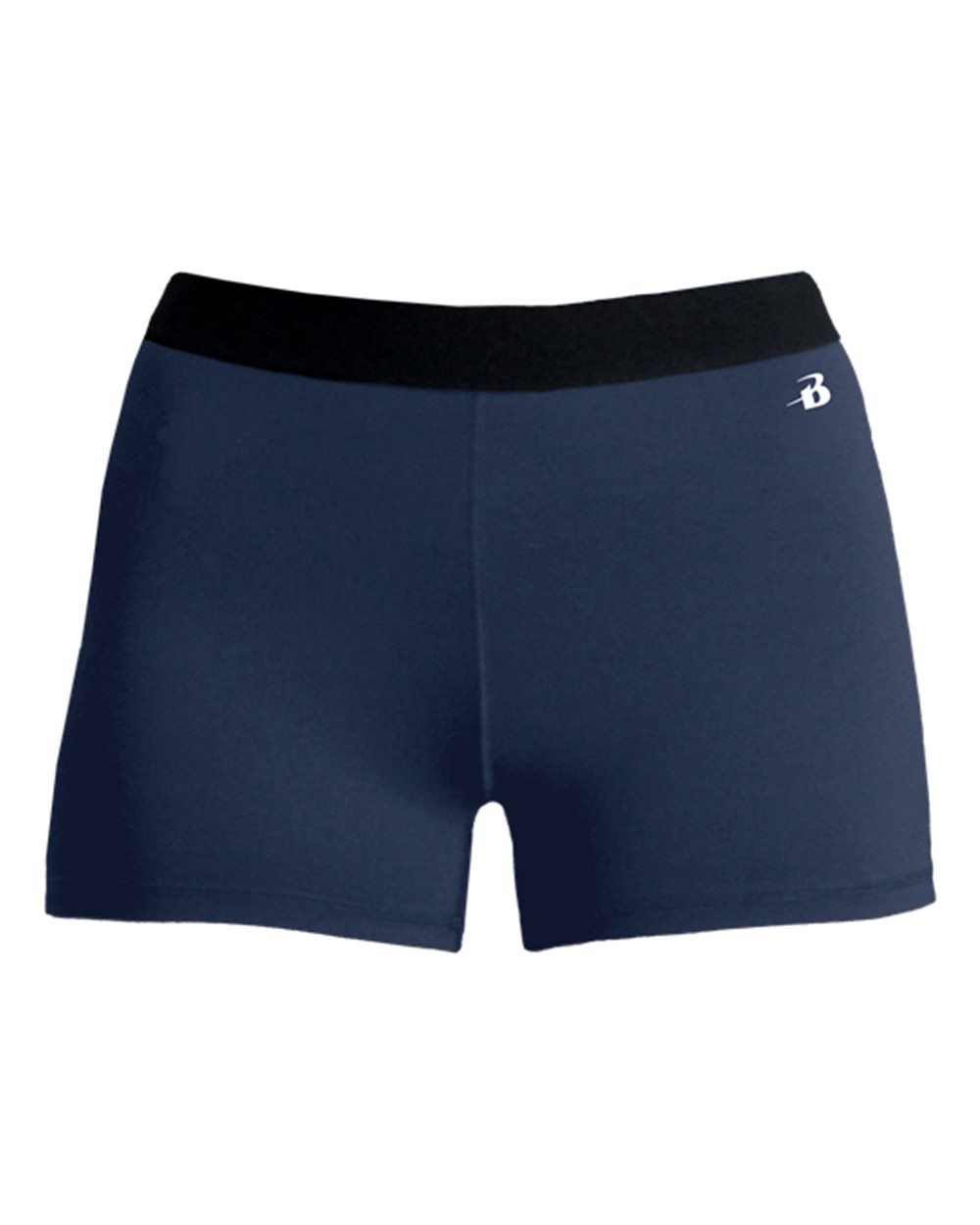 Badger Girls' Pro-Compression Shorts. 2629 - Navy