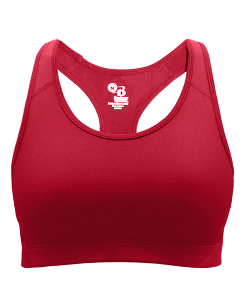 Badger Girls' B-Sport Bra Top. 2636 - Red