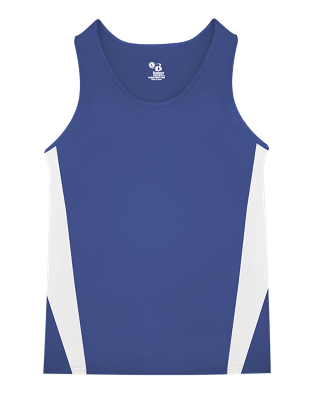 Alleson Athletic Youth Stride Singlet. 2667 - Royal/ White
