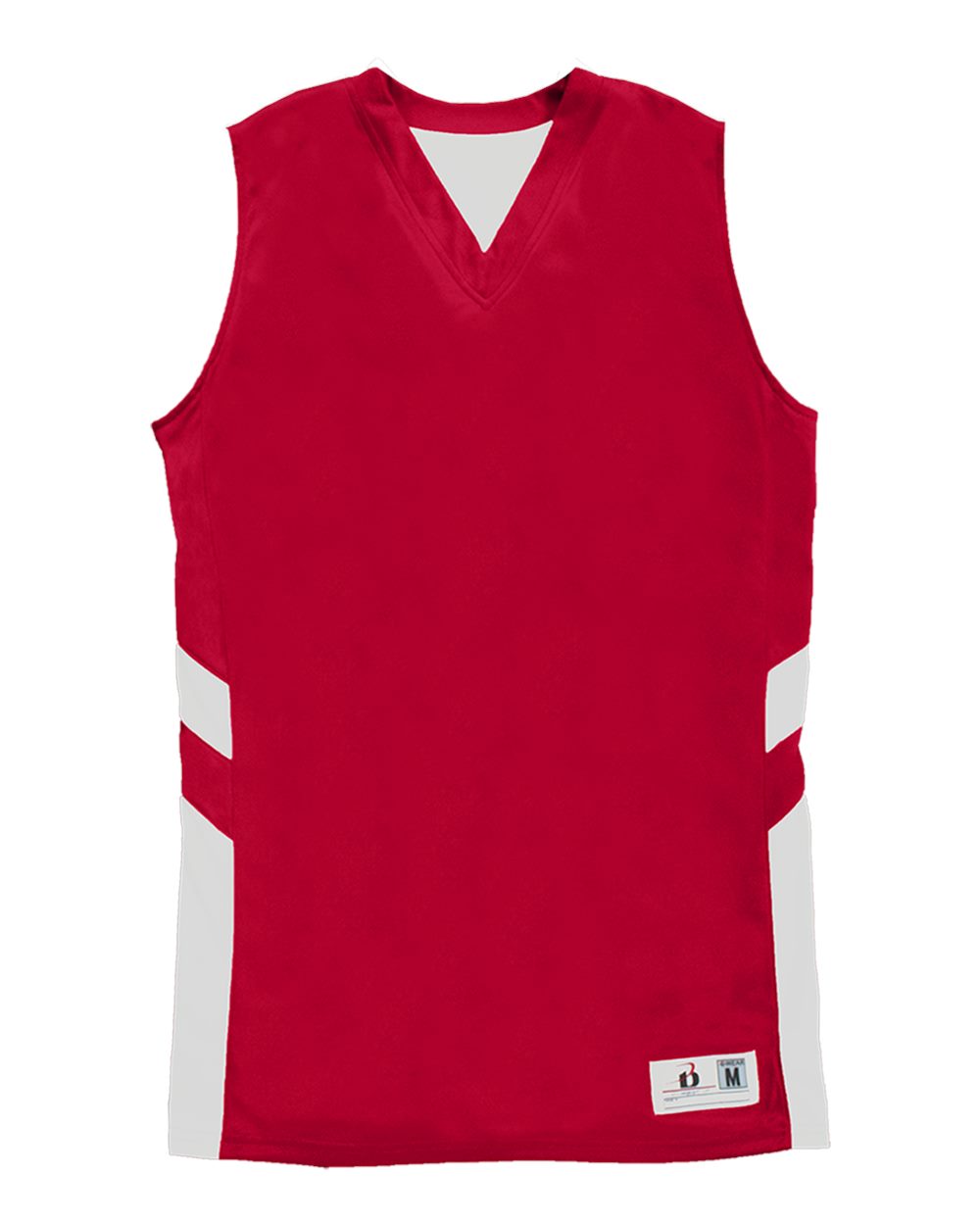 Alleson Athletic Women's B-Pivot Reversible Tank Top. 8966 - Red/ White