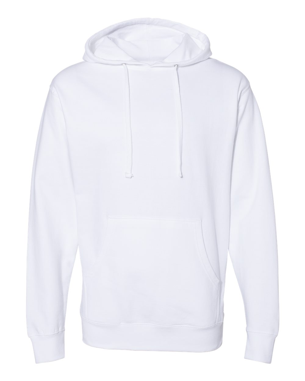Independent Trading Co. Unisex Midweight Hooded Sweatshirt. SS4500 - White
