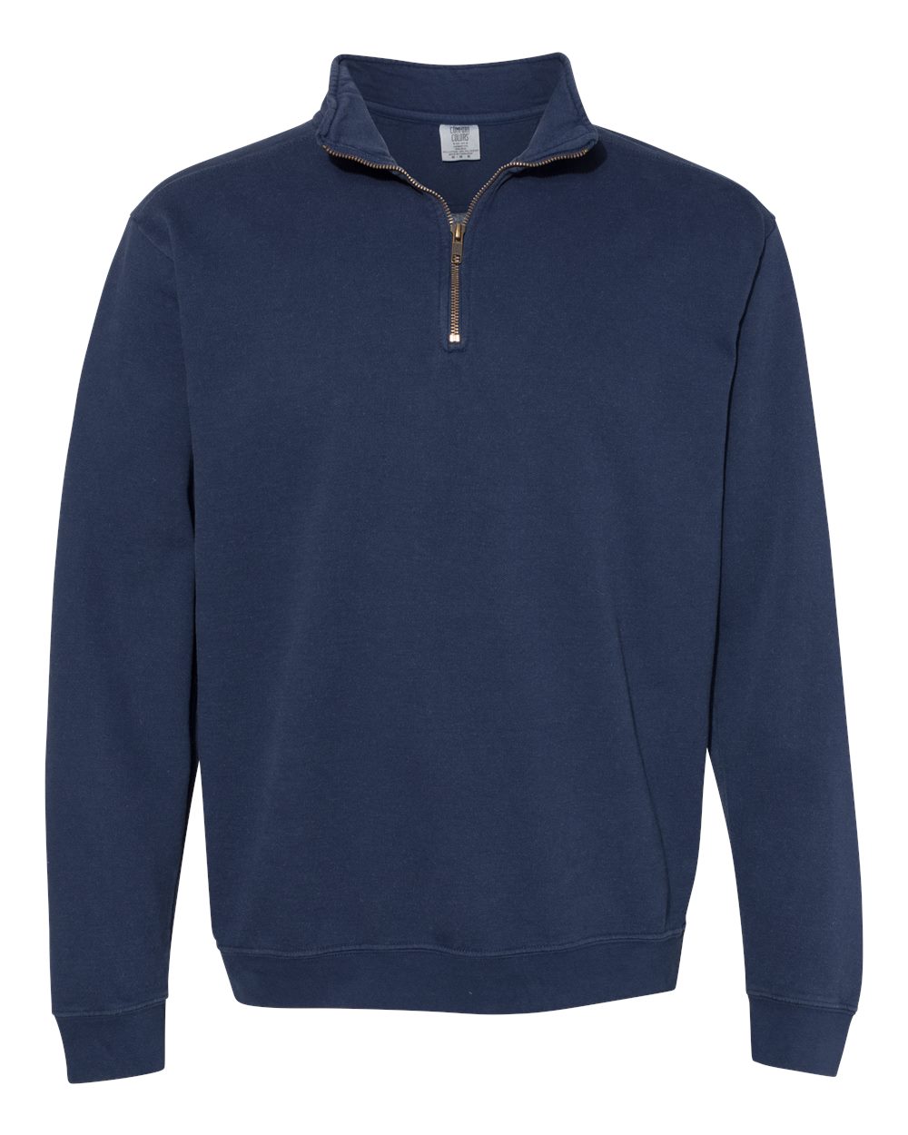 Comfort Colors Unisex Garment-Dyed Quarter-Zip Sweatshirt. 1580 - True Navy