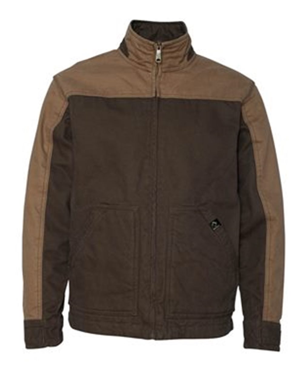 DRI DUCK Men's Tall Horizon Two-Tone Boulder Cloth™ Canvas Jacket. 5089T - Tobacco/ Field Khaki