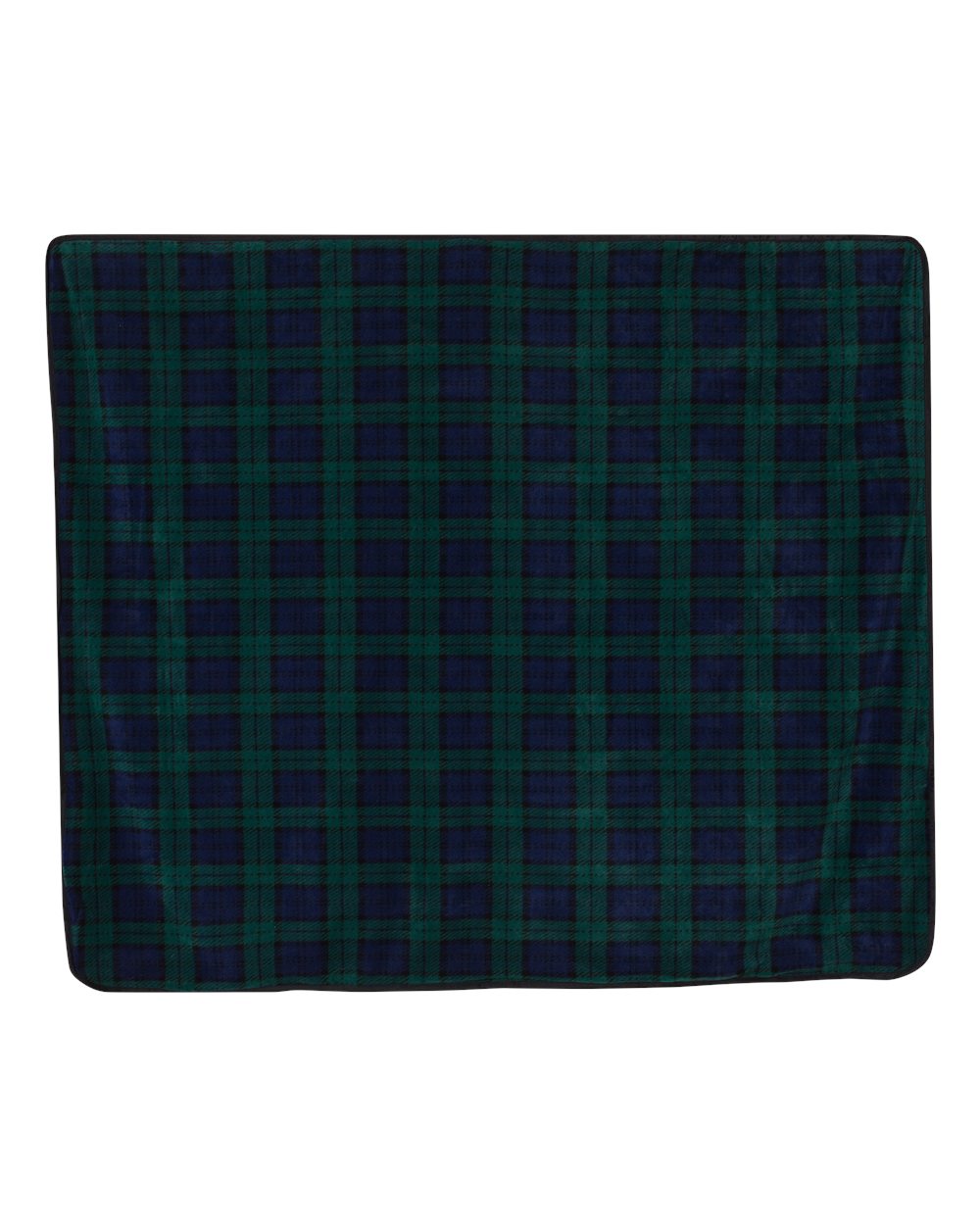 Alpine Fleece Polyester/Nylon Patterned Picnic Blanket. 8702 - Blackwatch