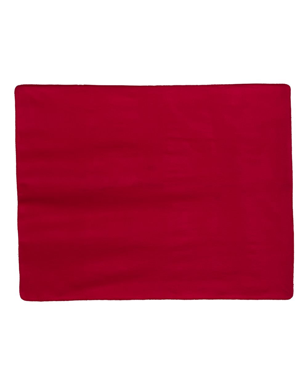 Alpine Fleece Value Blanket. 8711 - Red