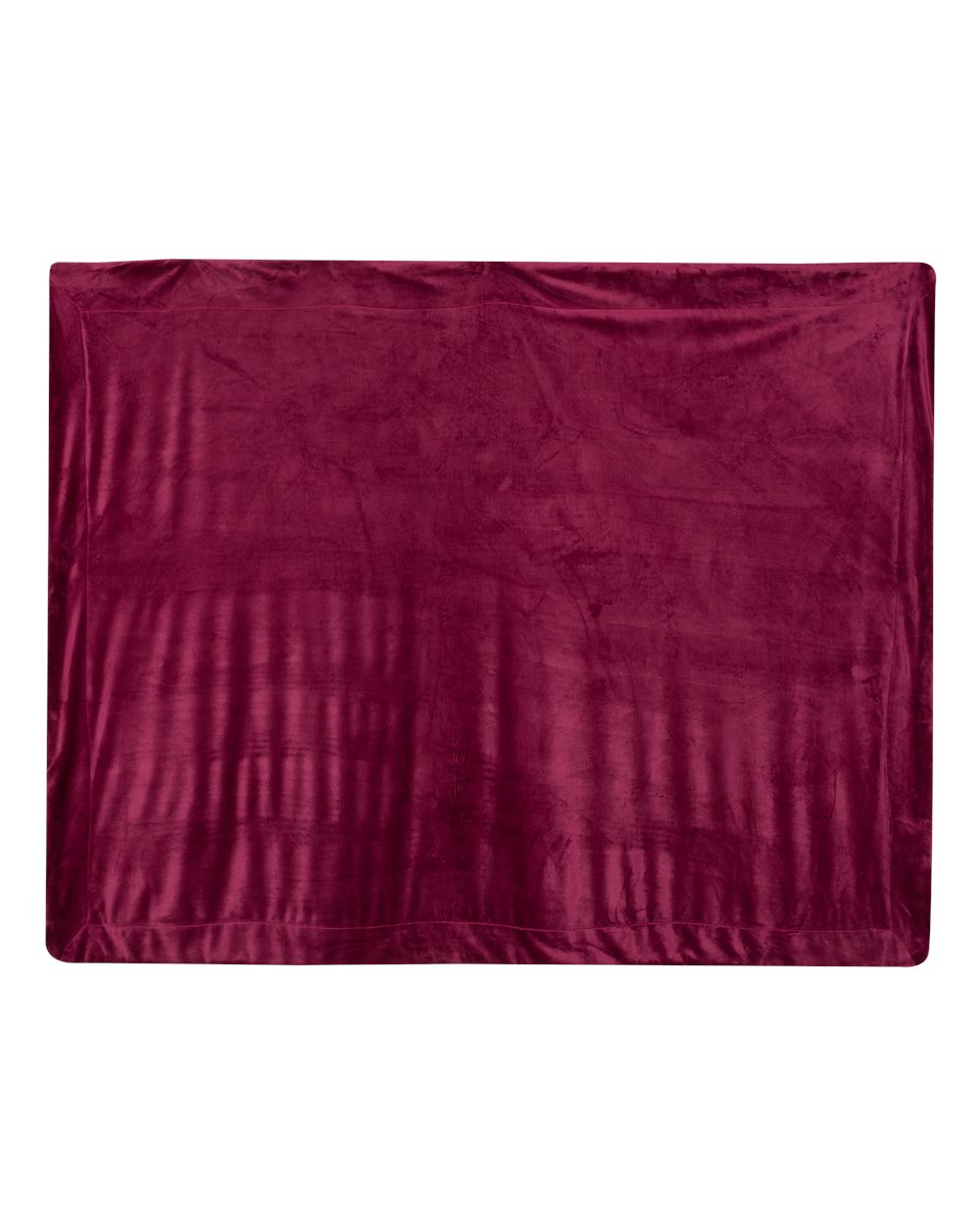 Alpine Fleece Micro Mink Sherpa Blanket. 8712 - Burgundy