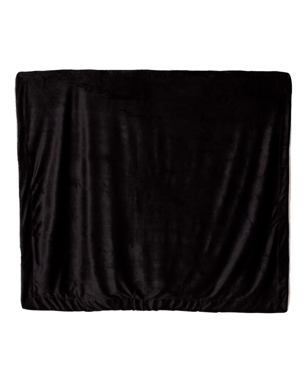 Alpine Fleece Oversized Mink Sherpa Blanket. 8726 - Black