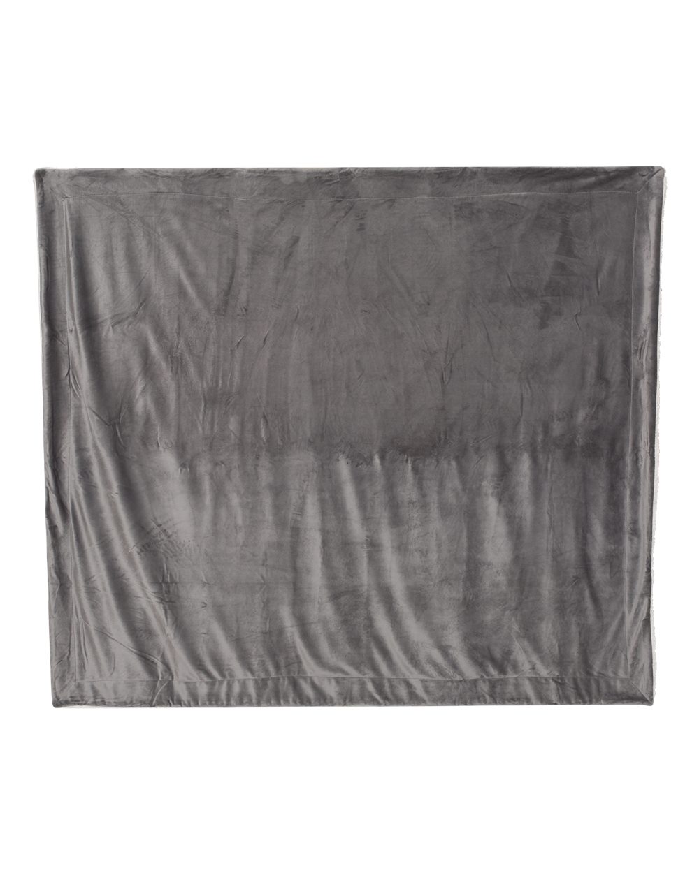 Alpine Fleece Oversized Mink Sherpa Blanket. 8726 - Grey
