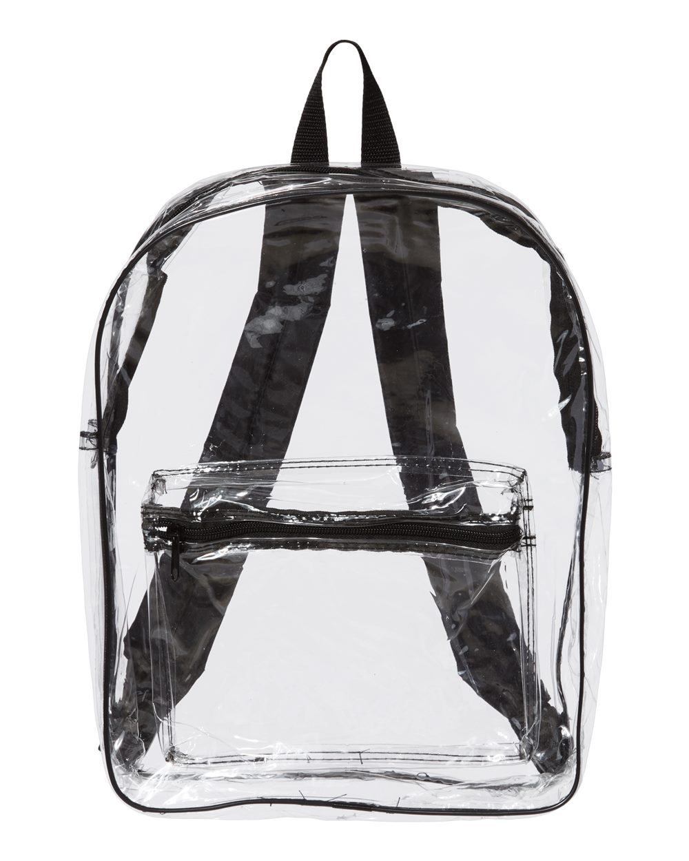 Liberty Bags Clear PVC Backpack. 7010 - Black
