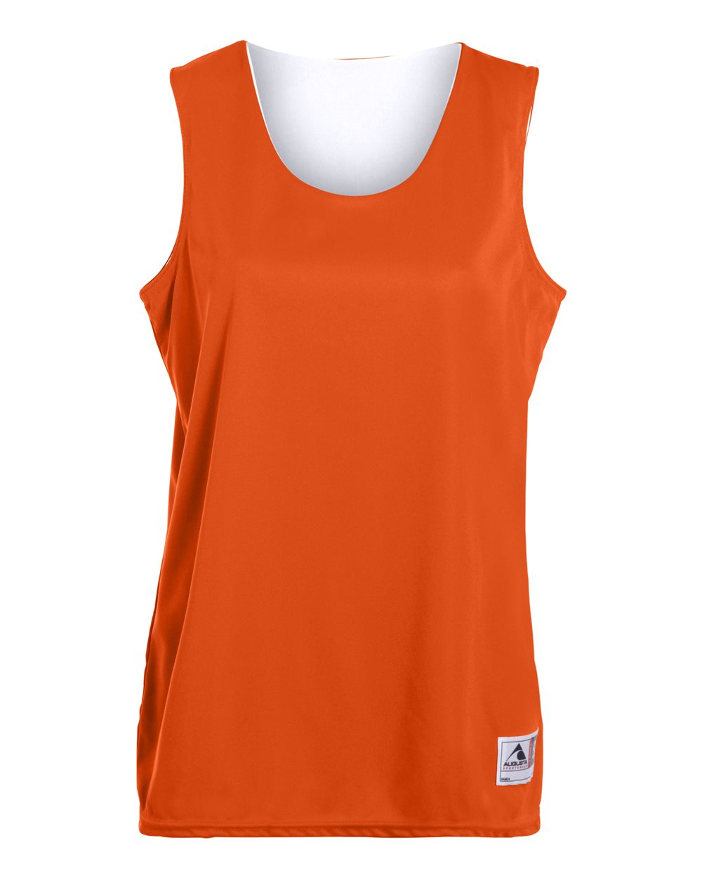 Augusta Sportswear Women's Reversible Wicking Tank Top. 147 - Orange/ White