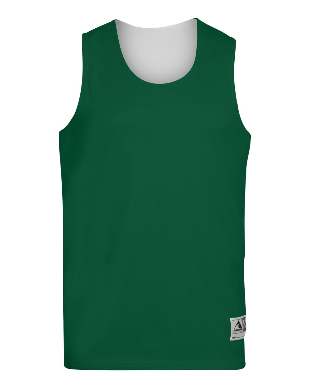 Augusta Sportswear Unisex Reversible Wicking Tank Top. 148 - Dark Green/ White