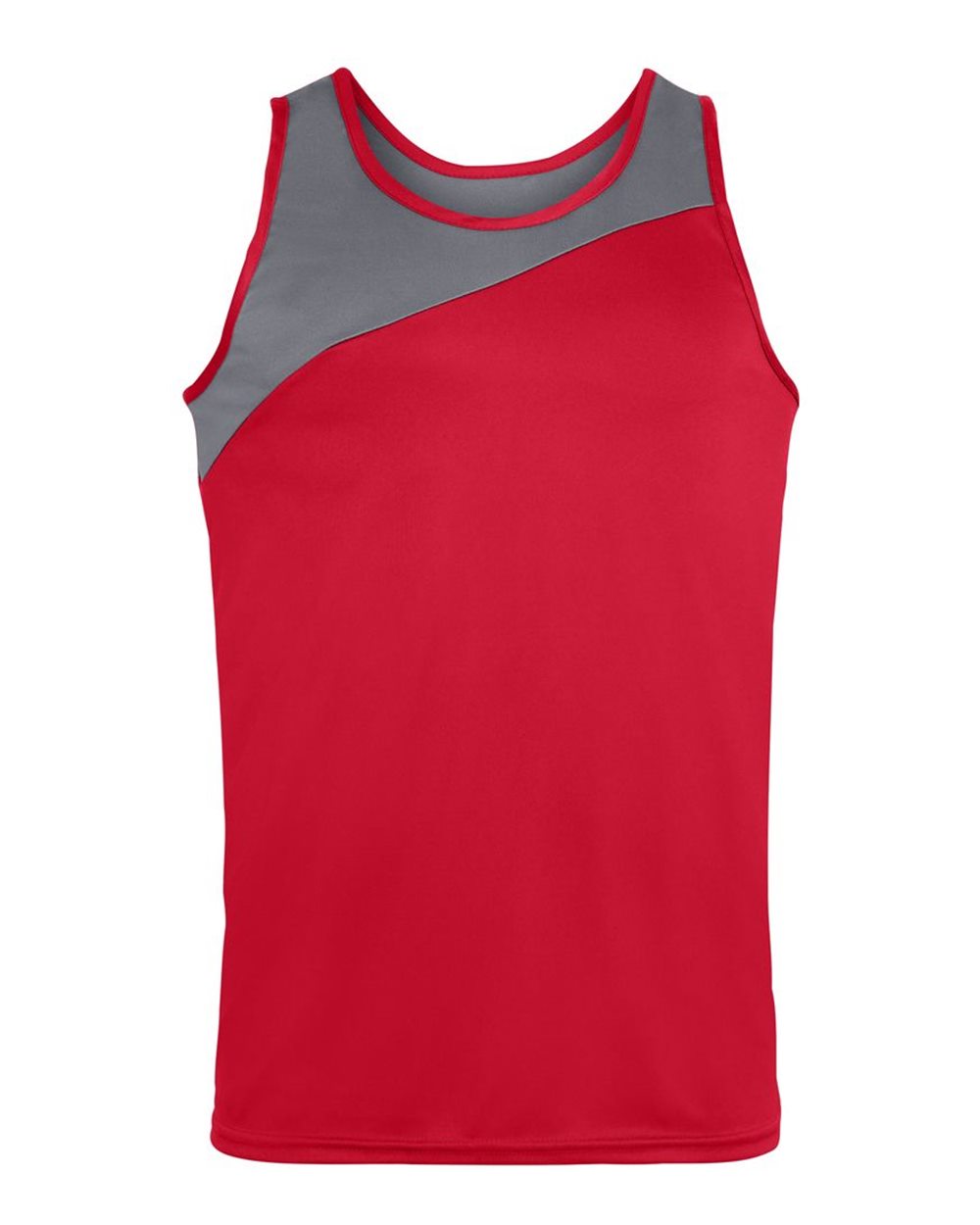 Augusta Sportswear Men's Accelerate Jersey. 352 - Red/ Graphite