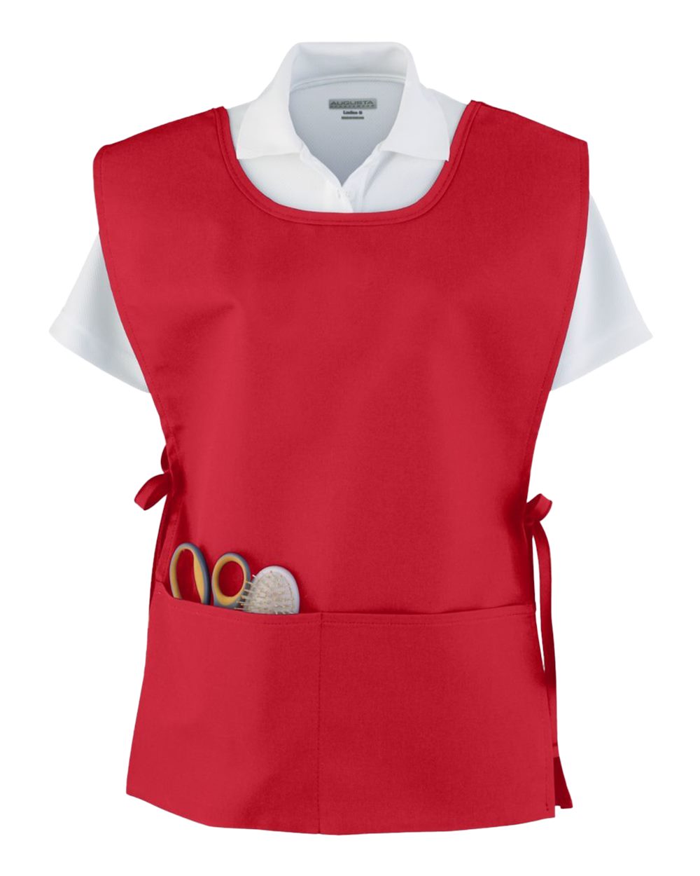 Augusta Sportswear Unisex Apron Smock. 2090 - Red