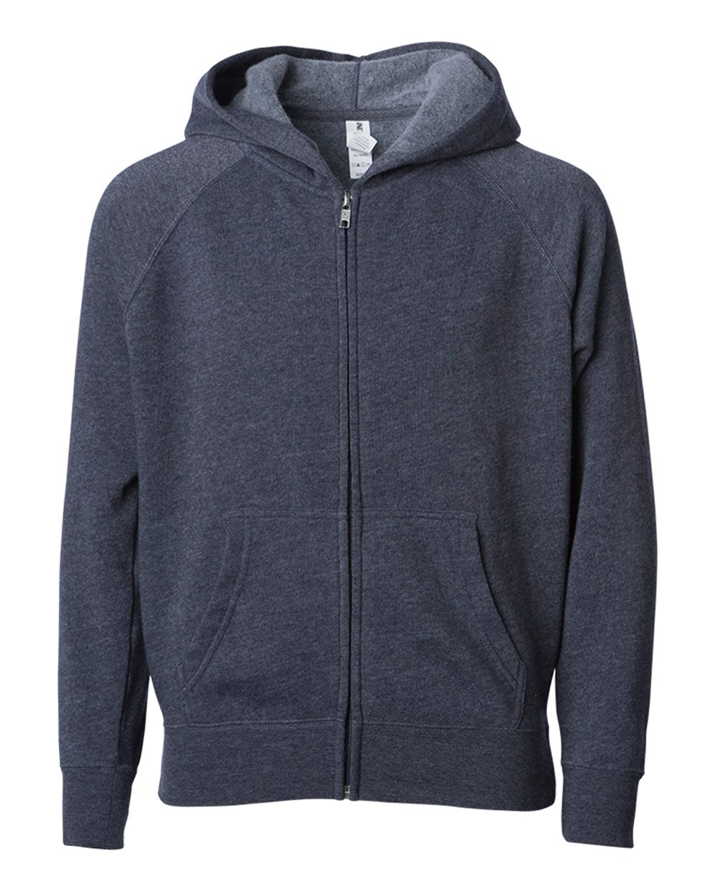 Independent Trading Co. Toddler Lightweight Special Blend Raglan Zip Hood. PRM10TSBZ - Midnight