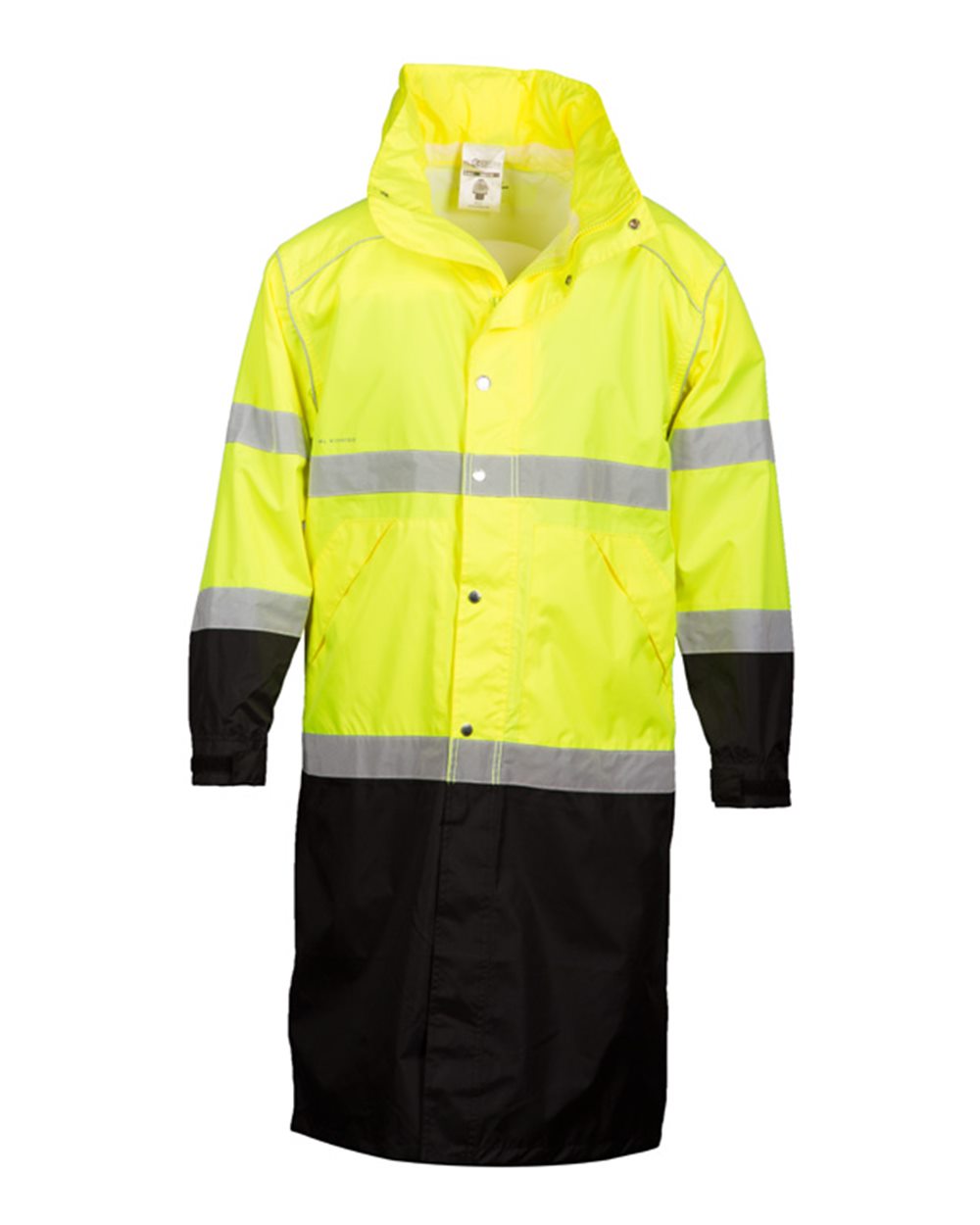 Kishigo Unisex Premium Brilliant Series® Long Rain Coat. RWJ108-109 - Lime