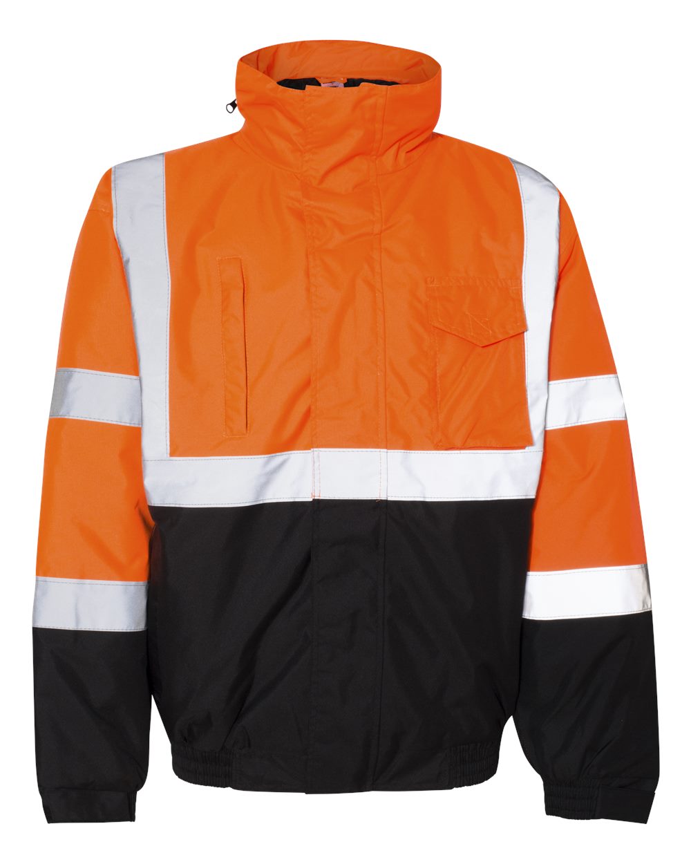 Kishigo Unisex Economy Bomber Jacket. JS121-122 - Orange